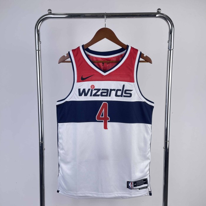 Heat Transfer 2023 Washington Wizards Russell Westbrook Home White Jersey