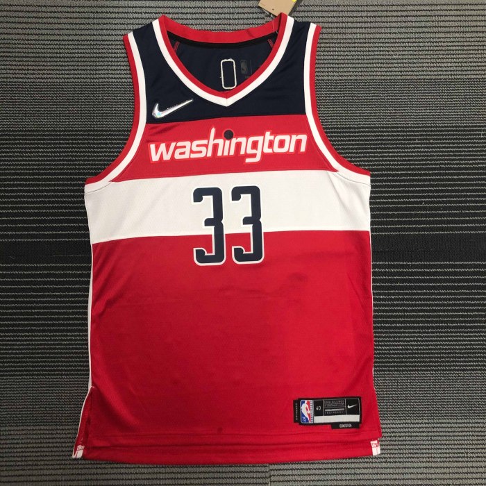 Heat Transfer Washington Wizards Kyle Kuzma 75th Anniversary Red Jersey