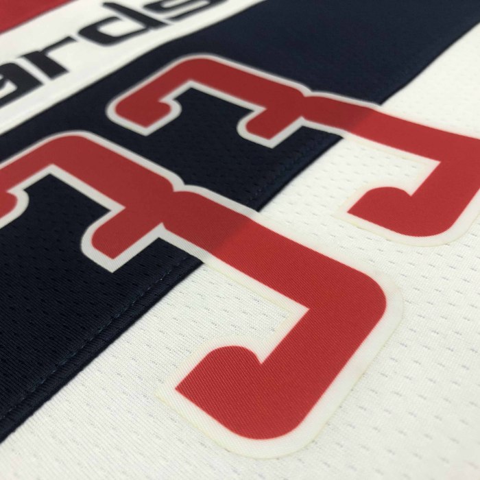 Heat Transfer Washington Wizards Kyle Kuzma 75th Anniversary White Jersey