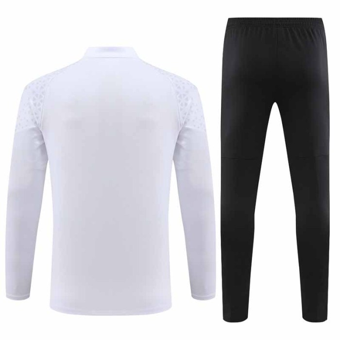 Kids Kit 23-24 AC Milan White Training set Football Kit Soccer Kit
