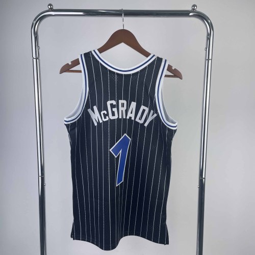 Heat Transfer 2004 Orlando Magic Tracy McGrady Retro Black Jersey