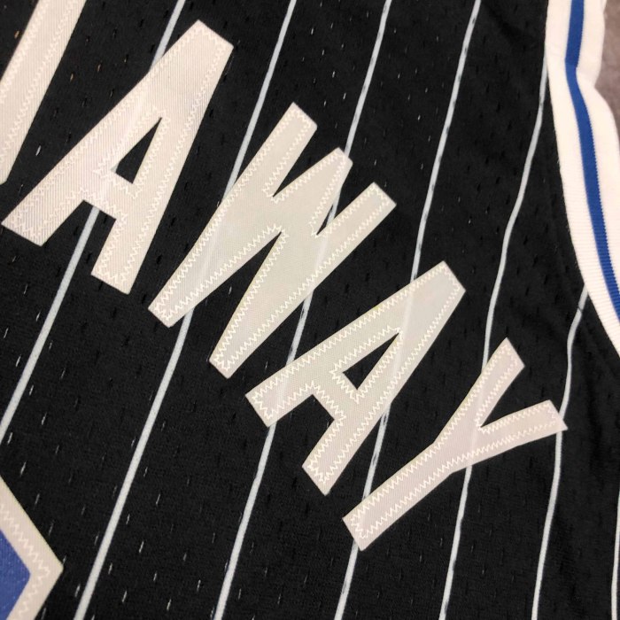 Heat Transfer 1995 Orlando Magic Anfernee Hardaway Retro Black Jersey