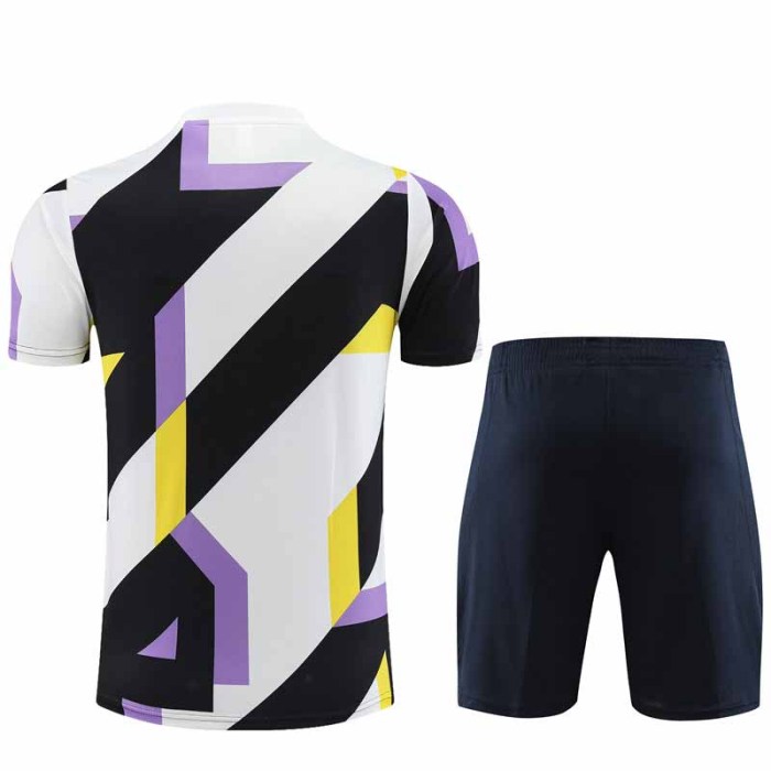 Adult Kit 23-24  Real Madrid White Training set Football shirt + short