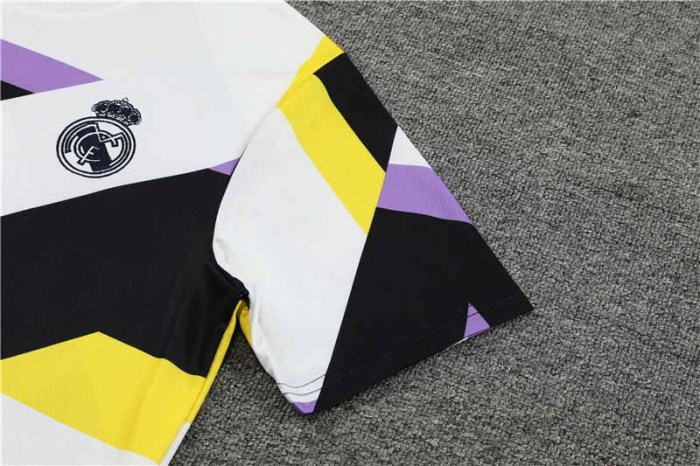 Adult Kit 23-24  Real Madrid White Training set Football shirt + short