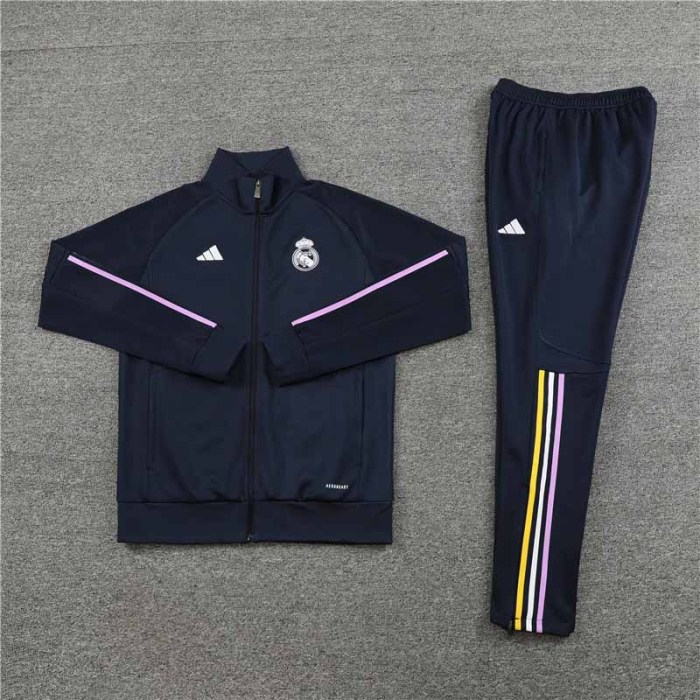 23-24 Real Madrid Royalblue Training Football Kit Soccer Jacket