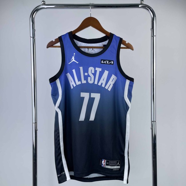 Heat Transfer 2023  All Star  Luka Doncic Blue Jersey