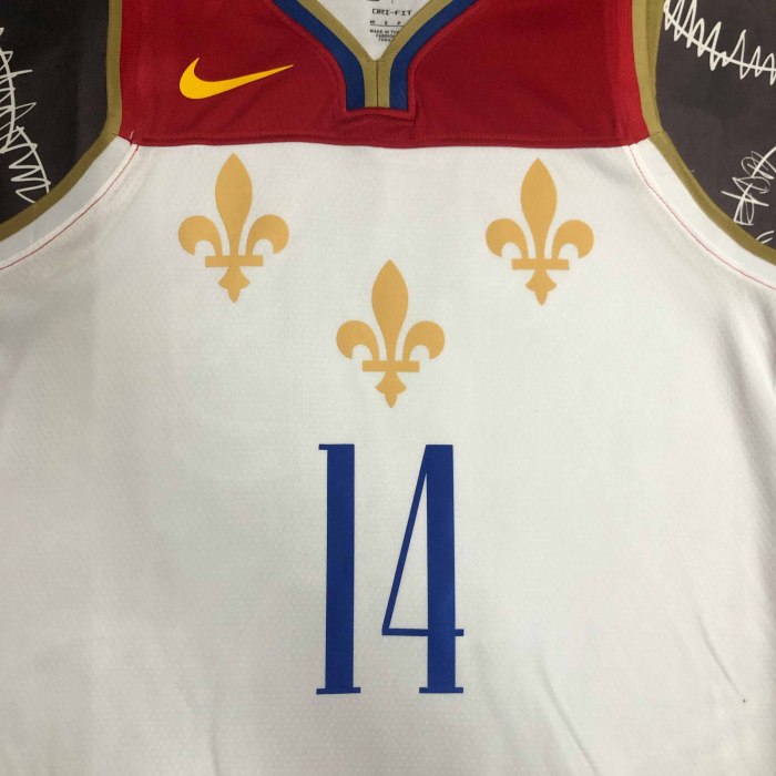 Heat Transfer 2020 New Orleans Pelicans Brandon Ingram City edition White Jersey