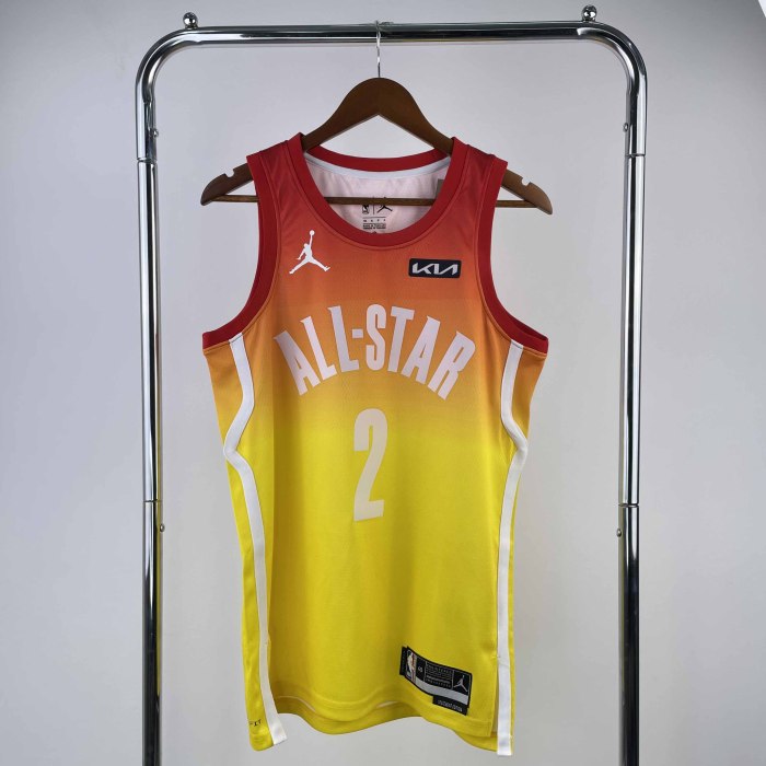 Heat Transfer 2023  All Star Shai Gilgeous-Alexander Yellow Jersey