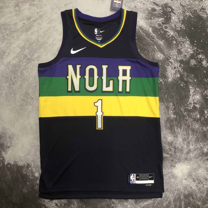 Heat Transfer New Orleans Pelicans Zion Williamson 2022-23 City Edition Swingman Jersey
