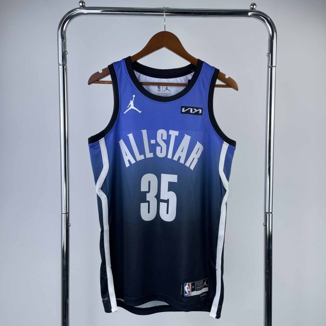 Heat Transfer 2023  All Star Kevin Durant Blue Jersey