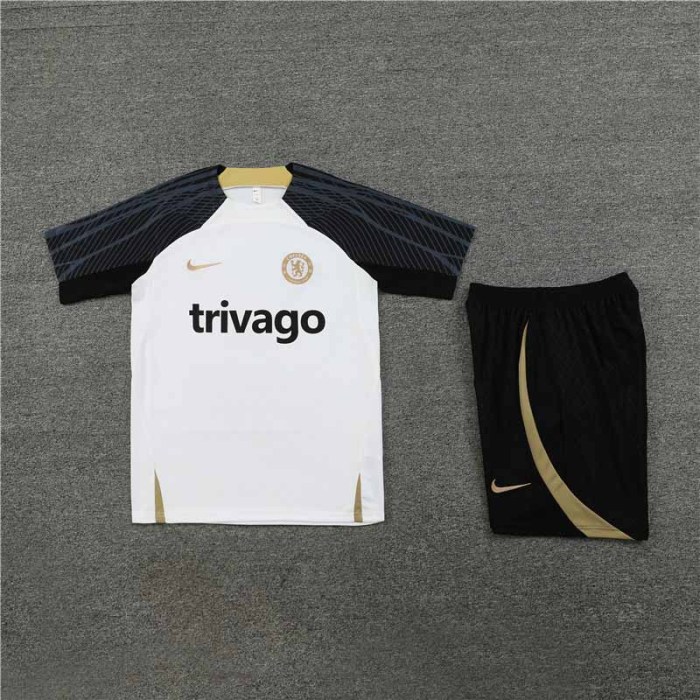 Adult Kit 23-24 Chelsea White Training set Football shirt + short