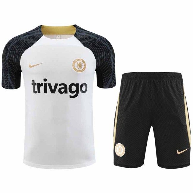 Adult Kit 23-24 Chelsea White Training set Football shirt + short