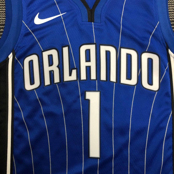 Heat Transfer Orlando Magic Tracy McGrady Blue Jersey
