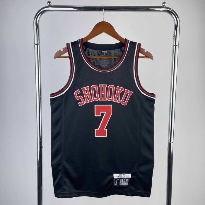 Heat Transfer Slam Dunk Miyagi Ryota Black Jersey