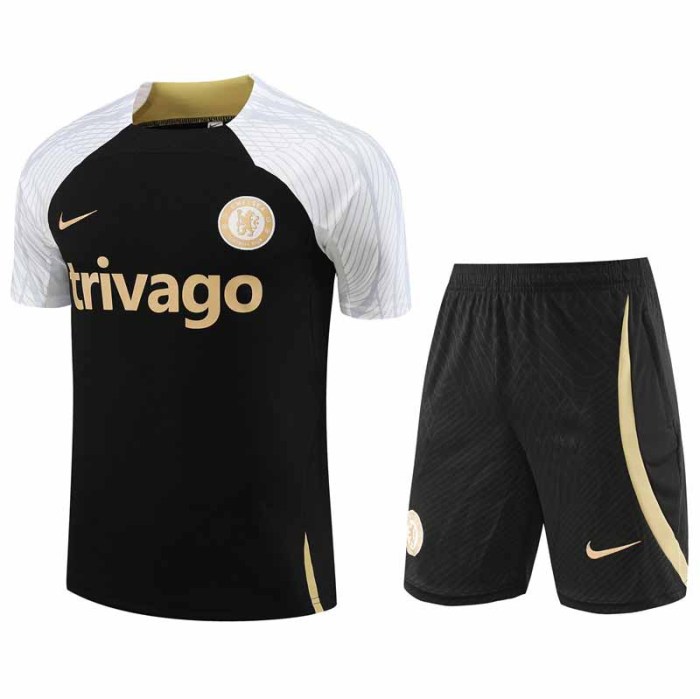 Adult Kit 23-24 Chelsea Black Training set Football shirt + short