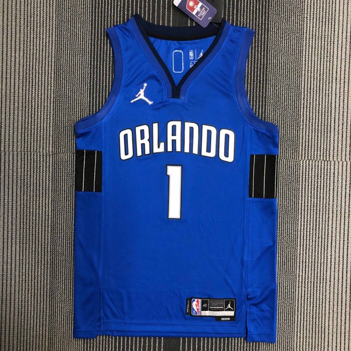 Heat Transfer Orlando Magic Tracy McGrady 75th Anniversary Blue Jersey