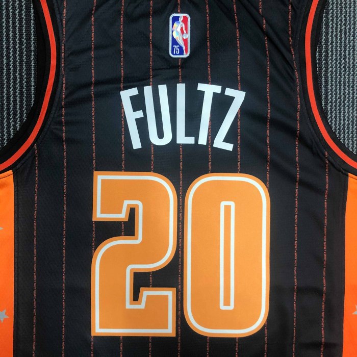 Heat Transfer 2022 Orlando Magic Markelle Fultz City edition Black Jersey