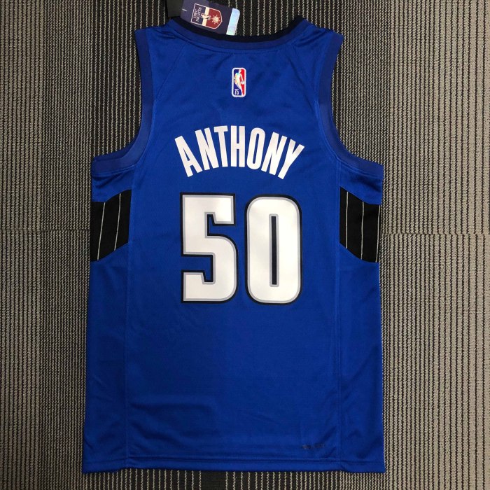 Heat Transfer Orlando Magic Anthony Michael Parker 75th Anniversary Blue Jersey