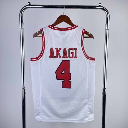 Heat Transfer Slam Dunk Akagi Takenori White Jersey