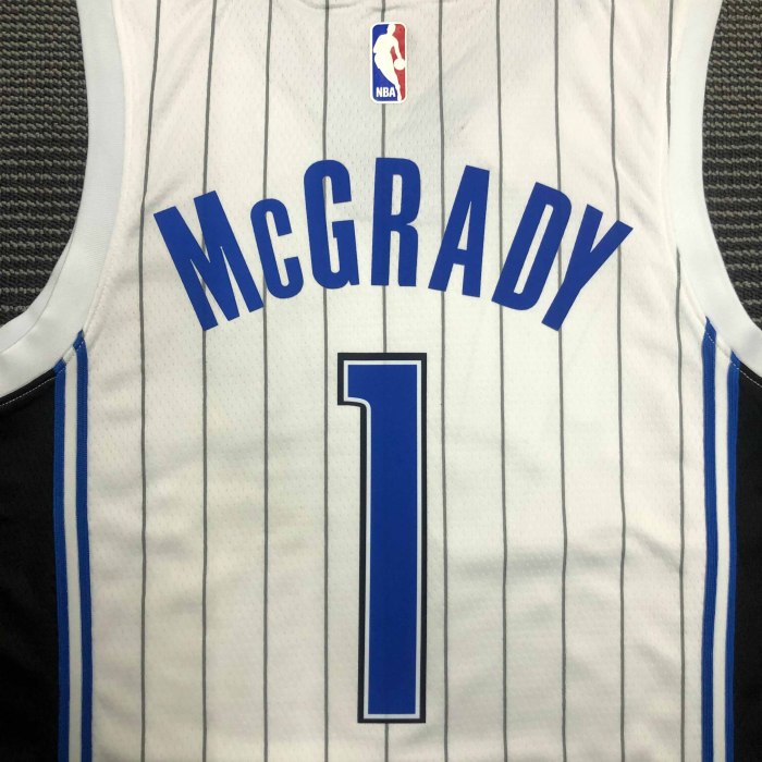 Heat Transfer Orlando Magic Tracy McGrady White Jersey