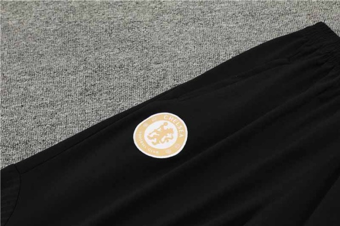 Adult Kit  23-24 Chelsea Black Training set Football Kit Soccer Kit
