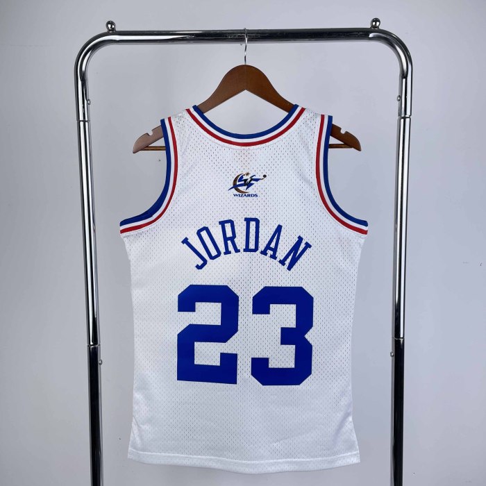 Heat Transfer 2003  All Star Michael Jordan Retro White Jersey