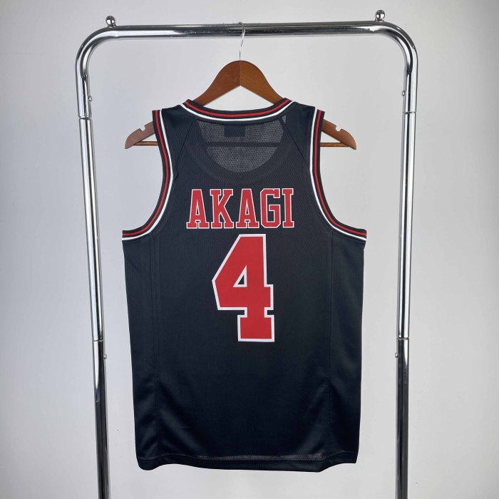 Heat Transfer Slam Dunk Akagi Takenori Black Jersey