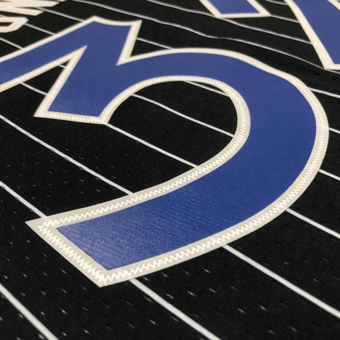 Heat Transfer Orlando Magic Shaquille O'Neal Mitchell & Ness 1994-95 Black Hardwood Classics Swingman Jersey