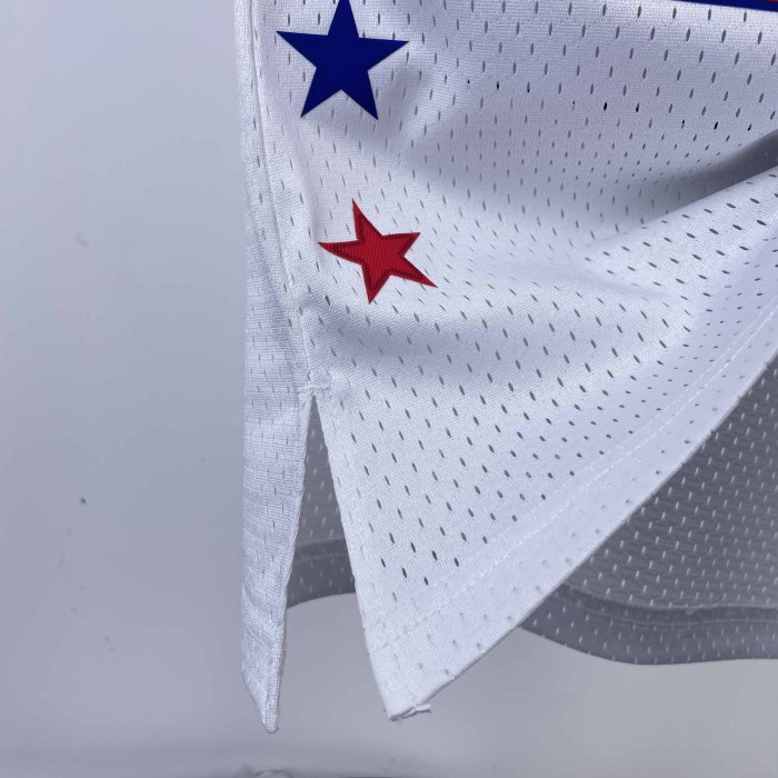 Heat Transfer 2003 All Star AllenEzailIverson Retro White Jersey