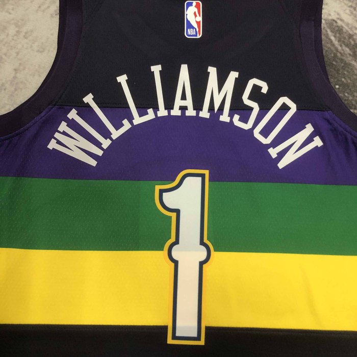 Heat Transfer New Orleans Pelicans Zion Williamson 2022-23 City Edition Swingman Jersey