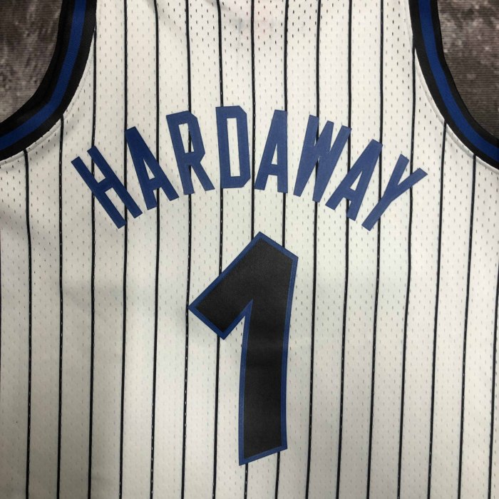 Heat Transfer 1994 Orlando Magic Anfernee Hardaway Retro White Jersey