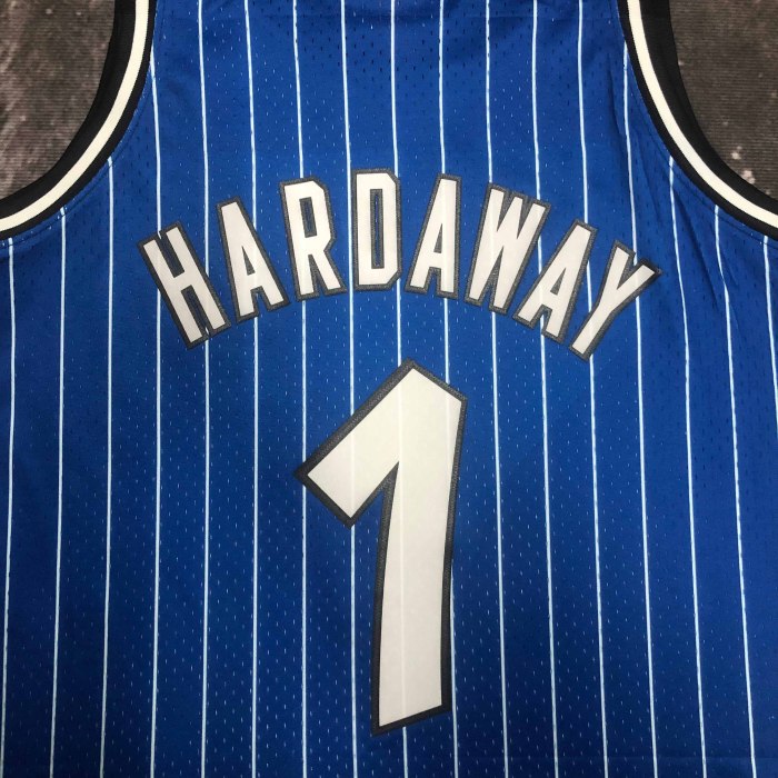 Heat Transfer 1995 Orlando Magic Anfernee Hardaway Retro Blue Jersey