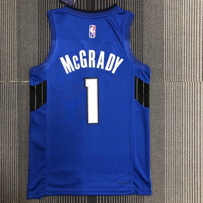 Heat Transfer Orlando Magic Tracy McGrady 75th Anniversary Blue Jersey