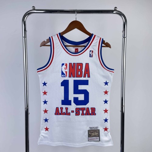 Heat Transfer 2003  All Star Vince Carter Retro White Jersey