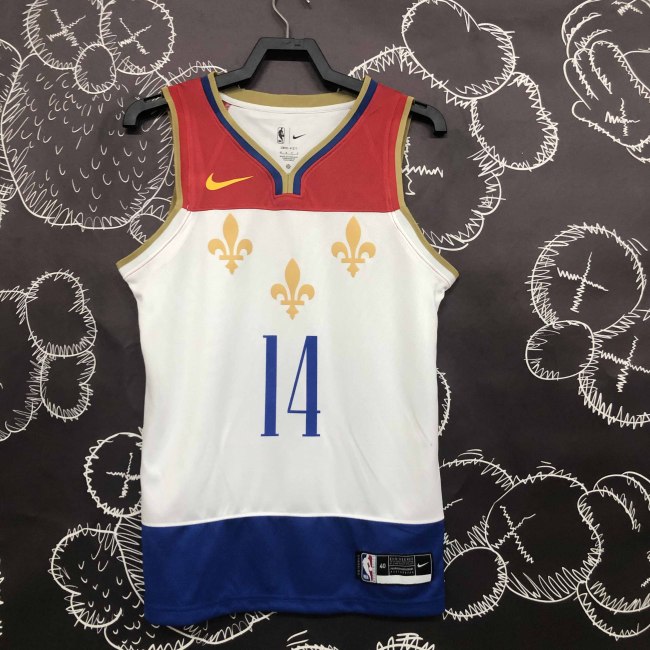 Heat Transfer 2020 New Orleans Pelicans Brandon Ingram City edition White Jersey