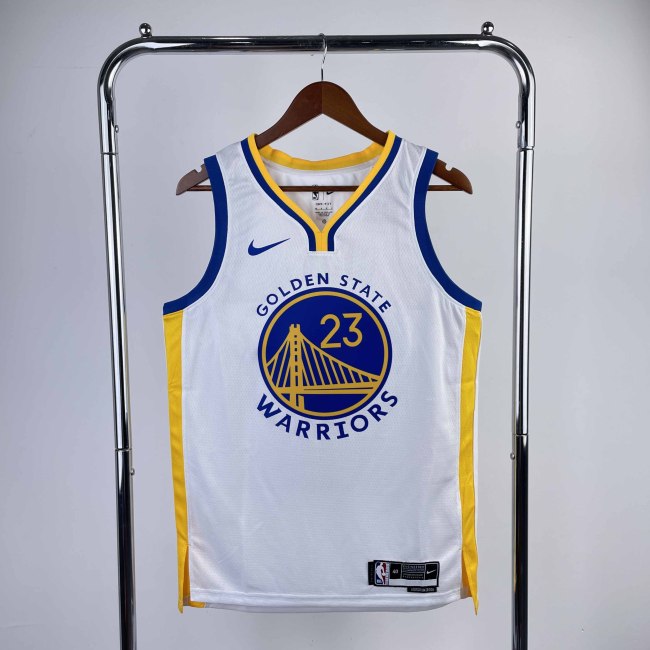 Heat Transfer 2023 Golden State Warriors JaMychal Green White Jersey