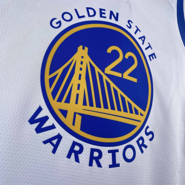 Heat Transfer 2023 Golden State Warriors Andrew Wiggins White  Jersey
