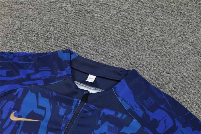 Adult Kit  23-24 Chelsea  Blue Training set Football Kit Soccer Kit
