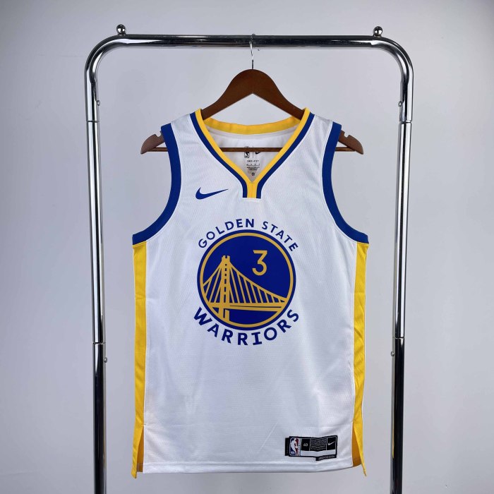 Heat Transfer 2023 NBA  Golden State Warriors Jordan Poole White Jersey