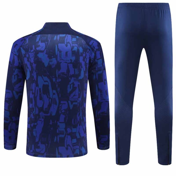 Adult Kit  23-24 Chelsea  Blue Training set Football Kit Soccer Kit