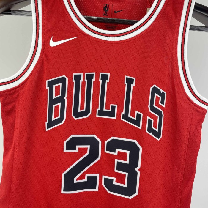 KIDS Heat Transfer 2023 Chicago Bulls Michael Jordan Red Jersey