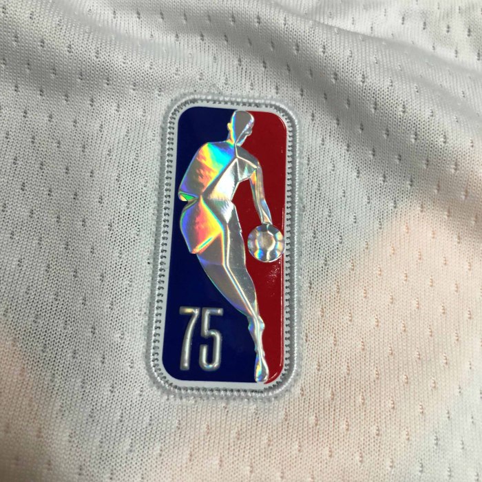 Heat Transfer NBA Golden State Warriors Klay Thompson 75th Anniversary Mexican White Jersey