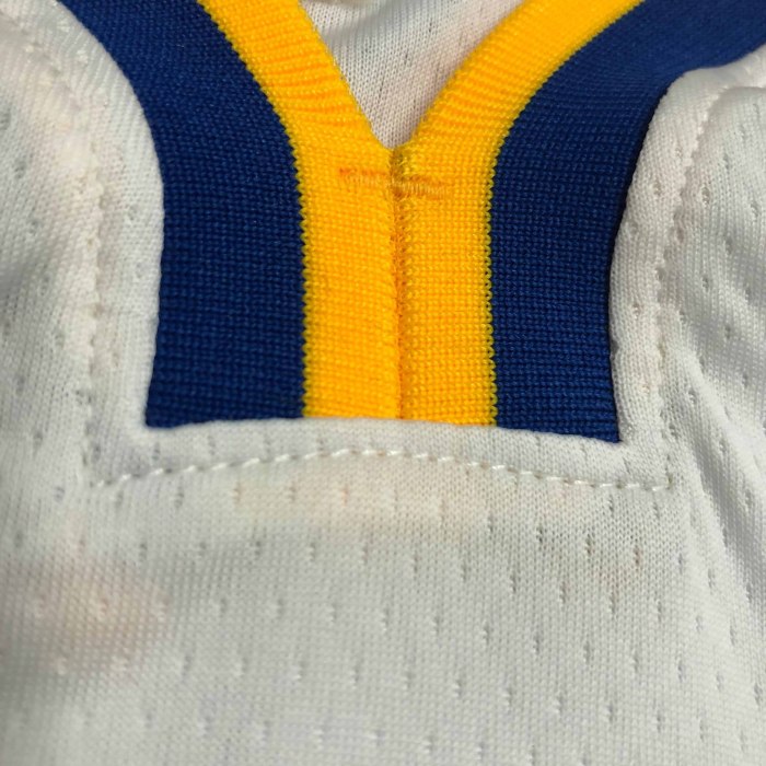 Heat Transfer NBA Golden State Warriors Stephen Curry 75th Anniversary Mexican White Jersey