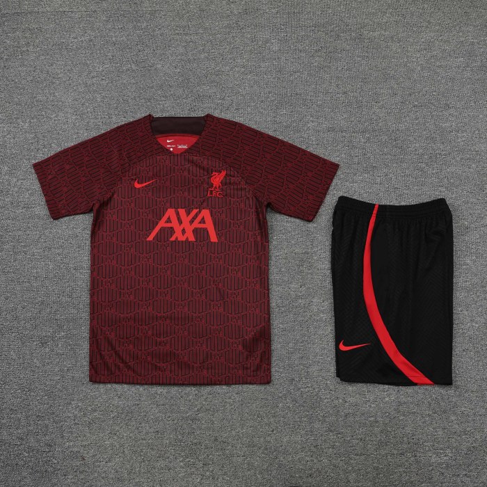 Adult Kit 23-24 Liverpool Red Training set Football shirt + short