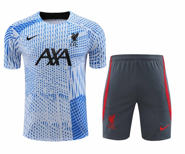 Adult Kit 23-24 Liverpool Light blue Training set Football shirt + short
