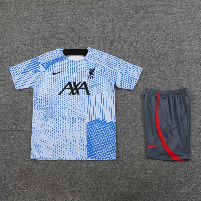 Adult Kit 23-24 Liverpool Light blue Training set Football shirt + short