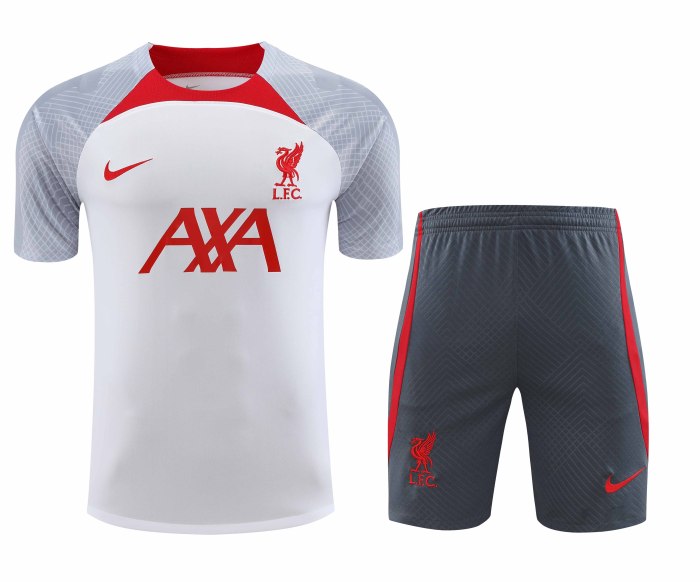 Adult Kit 23-24 Liverpool White Training set Football shirt + short