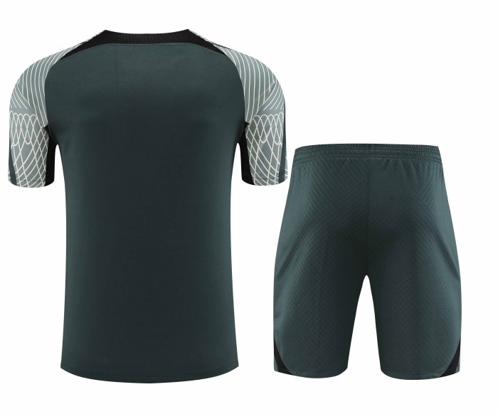 Adult Kit 23-24 Barcelona Green Training set Football shirt + short