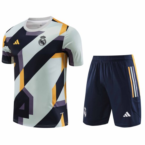 Adult Kit 23-24 Real Madrid White Training set Football shirt + short