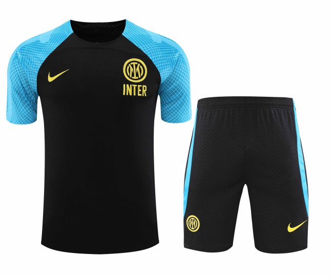 Adult Kit 23-24 Inter Milan Black Training set Football shirt + short